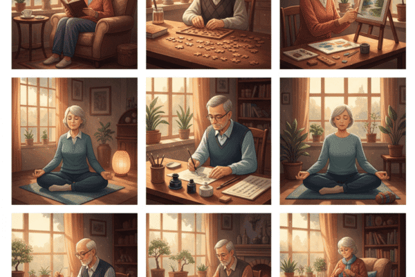 Discover 7 Quiet Senior Activities Promoting Indoor Solitude